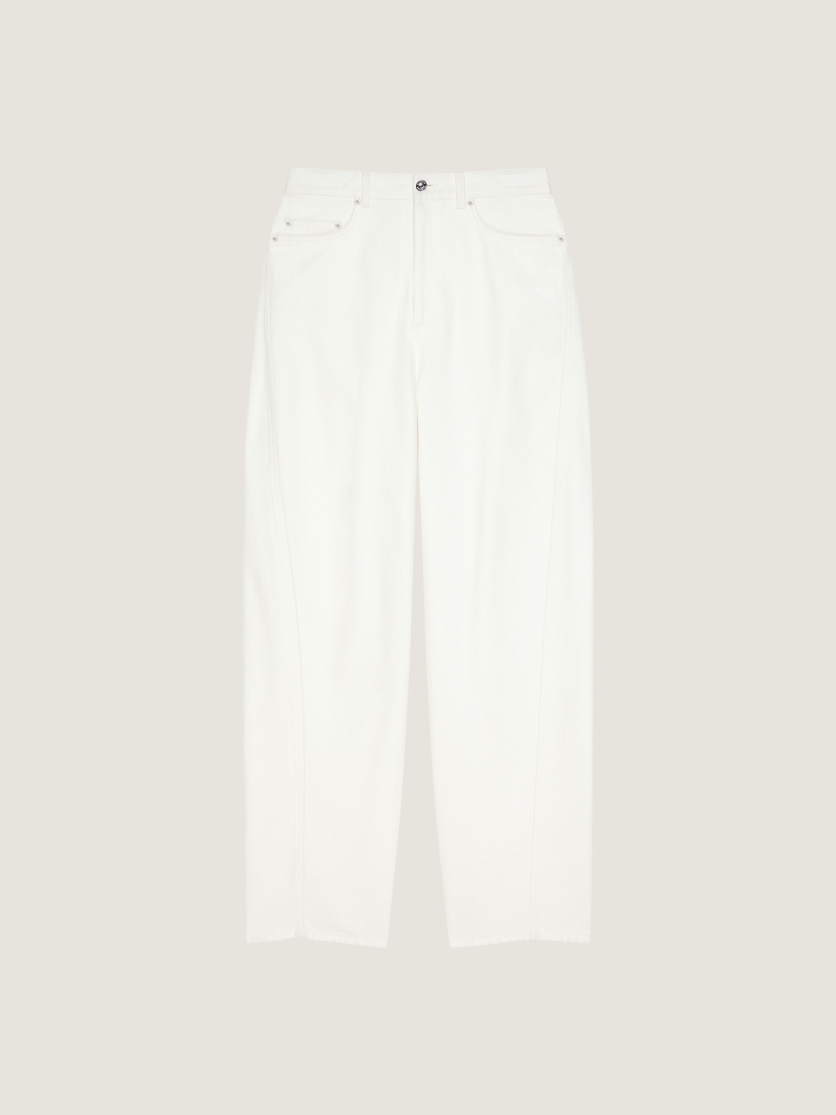 White Cocoon jeans